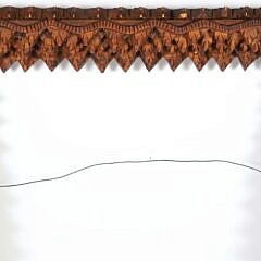 Tramp Art Carved Wood Frame