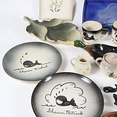 Collection of Nantucket Old Spouter Ceramic Pottery