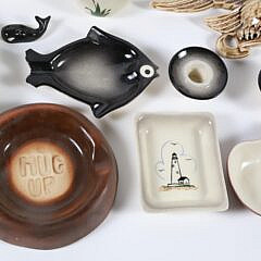 Collection of Nantucket Old Spouter Ceramic Pottery
