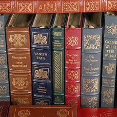 Collection of Fifty Easton Press Tooled Leather Classic Books