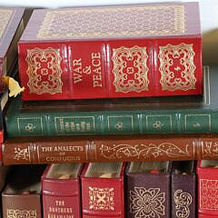 Collection of Fifty Easton Press Tooled Leather Classic Books