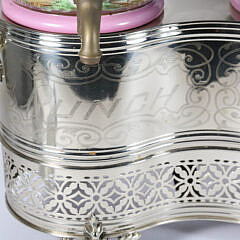 French Porcelain Brass Bain-Marie Dispenser