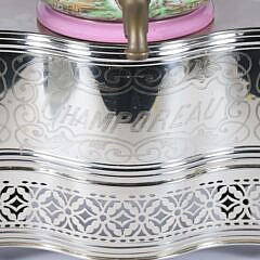 French Porcelain Brass Bain-Marie Dispenser