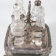 Victorian Silver Plated Cruet Set