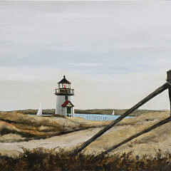 Roy Bailey Oil on Linen “Brant Point Lighthouse”