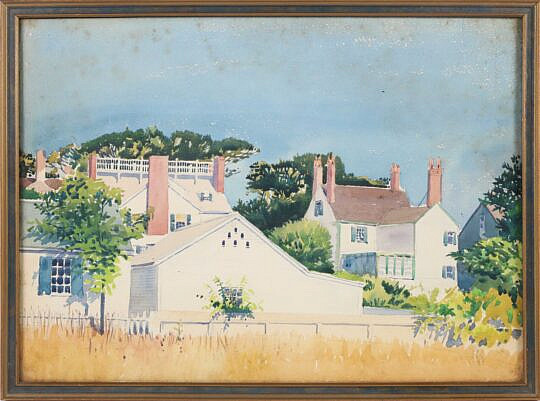 40-5515 Watercolor Downtown Nantucket A_IMG_0386