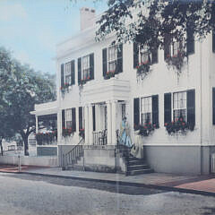 Signed Marshall Gardiner Color Photograph “Main Street, Nantucket”