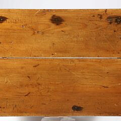 American Country Pine Side Table, 19th Century