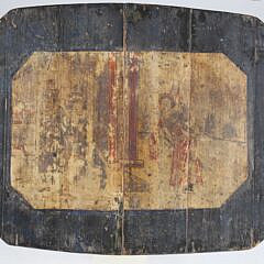 Vintage Hand Painted Chinese Storage Trunk, 19th Century