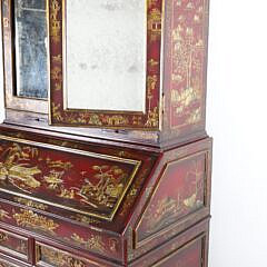 Chinese Chinoiserie Secretary Bookcase by Maitland Smith