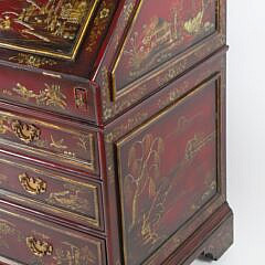 Chinese Chinoiserie Secretary Bookcase by Maitland Smith