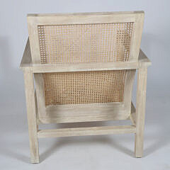 Collection of 5 Serena & Lily Caned Barstools and 3 Chairs