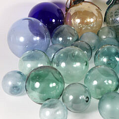 Approximately Thirty-Four Vintage Glass Float Balls