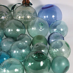 Approximately Thirty-Four Vintage Glass Float Balls