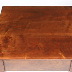 Scarce Pair of Stephen Swift Modern Black Walnut One Drawer Night Stands