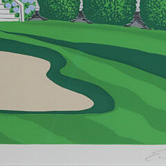 Eric Holch Limited Edition Lithograph “Sankaty Head Gold Club”