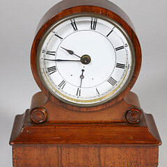 19th Century Mahogany Mantel Clock