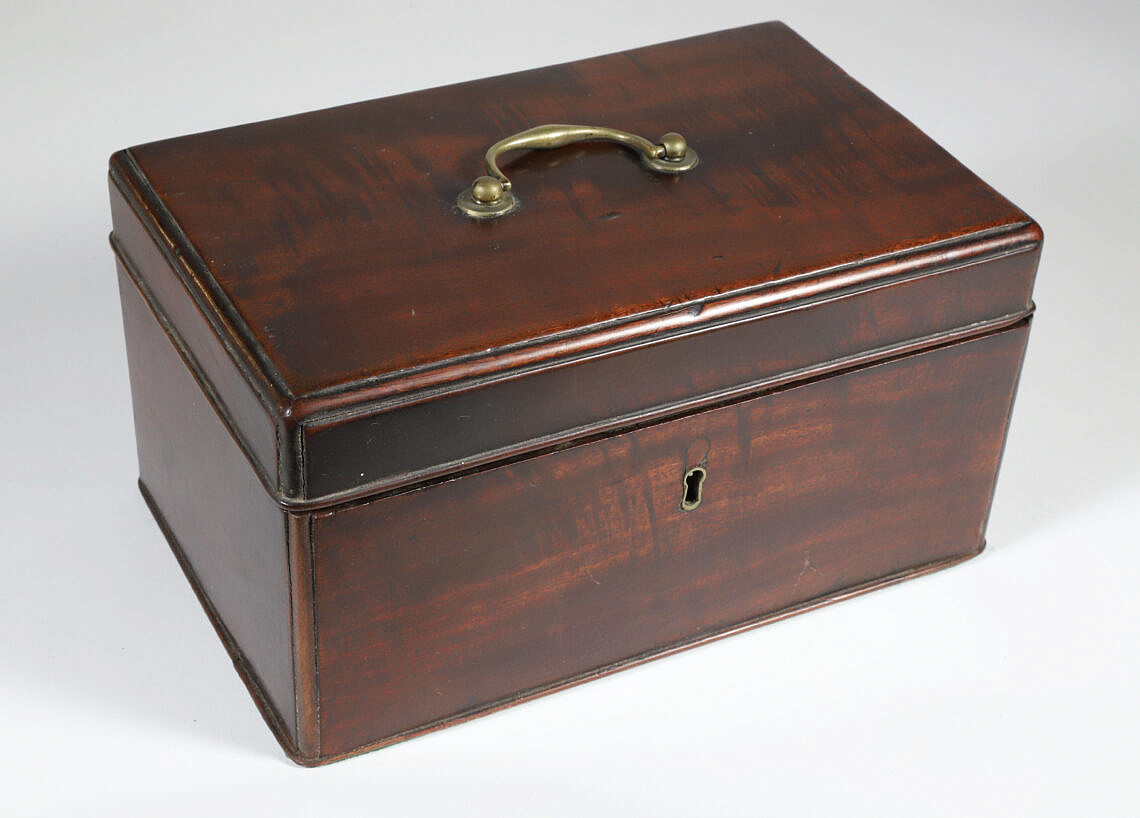Mahogany Storage Box 19th Century - Mahogany Storage Box, 19th Century ...