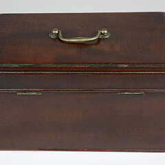 Mahogany Storage Box, 19th Century