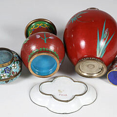 Five Pieces of Vintage Cloisonne