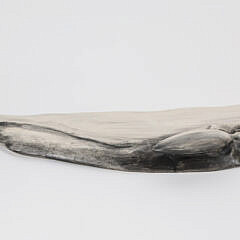 Sunny Wood Carved and Painted Wood Half-Body Sperm Whale