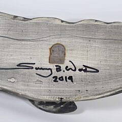 Sunny Wood Carved and Painted Wood Half-Body Sperm Whale