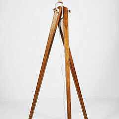 Wood Tripod Floor Lamp with Shade