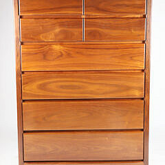 6-5508 Stephen Swift Walnut Tall Chest A_IMG_9883 2