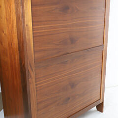Scarce Stephen Swift Black Walnut Modern Tall Chest of Eight Drawers