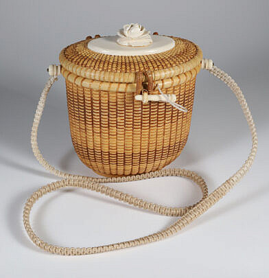 Betty Lou Clark Nantucket Basket Shoulder Bag, circa 2001