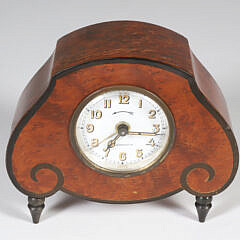 Lenzkirch Burlwood Alarm Clock