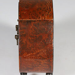 Lenzkirch Art Deco Burlwood Alarm Clock