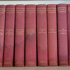 Collection of John Fiske’s Miscellaneous and Historical Writings in 24 Volumes