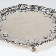 English Sterling Silver Footed Dish