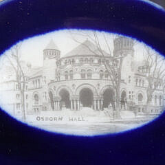 Set of Eight Yale University Commemorative Bread Plates