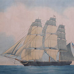 Lucius A. Briggs Watercolor on Paper “The Oriental”, circa 1871