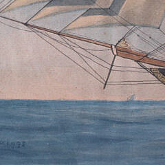Lucius A. Briggs Watercolor on Paper “The Oriental”, circa 1871