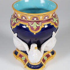 Petite Minton Majolica Jardiniere, circa 1875