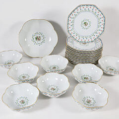 Limoges Porcelain Luncheon Service