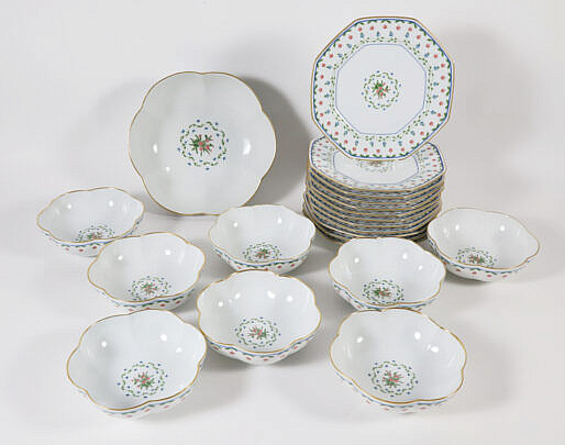 Limoges Porcelain Luncheon Service