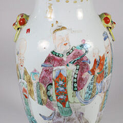 Antique Chinese Porcelain Vase Mounted as a Lamp