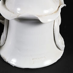 Pair of Vintage Chinese Blanc de Chine Porcelain Guan Yin