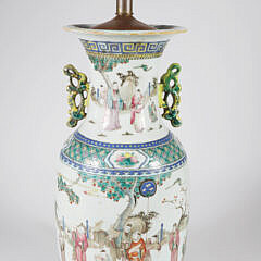 Chinese Porcelain Vase Mounted as a Lamp
