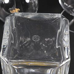 Baccarat Decanter with Nine Napoleon Brandy Snifters