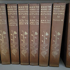 The Writings in Pros and Verse of Rudyard Kipling in 11 Volumes