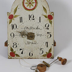Gustavian Swedish Mora Powder Blue Tall Case Clock, circa 1899