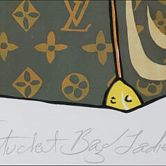 George Davis Lithograph “Nantucket Bag Ladies”