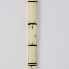 Very Fine Whaler Made Antique Turk’s Knot Inlaid Walking Stick, circa 1850