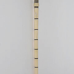 Very Fine Whaler Made Antique Turk’s Knot Inlaid Walking Stick, circa 1850