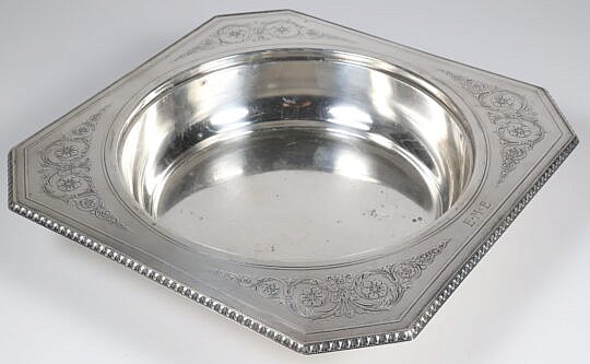 10-5481 Tiffany & Co. Silver Square Bowl A_IMG_9908 3